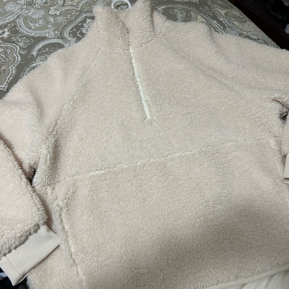 NWOT Beyond Yoga”Take flight”pullover removed tags never worn! Cozy warm FLEECE - Picture 8 of 12